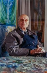 MANEL CAPDEVILA AL SEU ESTUDI 2002