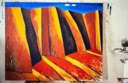 OBRA DE NARCIS COMADIRA AL SEU ESTUDI 2002