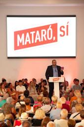 ACTE DE SUPORT A DAVID BOTE ALCALDE DE MATARO