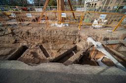 RESTES BALUARD DE BARCELONA 
EXCAVACIONS A LES RAMBLES 2023