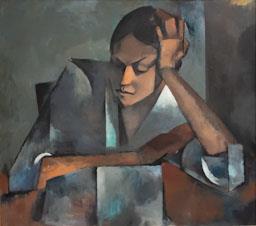 -DONA APOIADA A UNA TAULA-
MUSEO NACIONAL REINA SOFIA