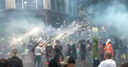 CORREFOC PLAÇA SANTA ANNA 
FESTES DE LES SANTES