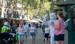 ESTATUA HUMANA RAMBLES DE BARCELONA