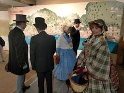 INAGURACIÓ EXPOSICIÓ 175 ANYS PRIMER TREN DE LA PENINSULA MIQUEL BIADA