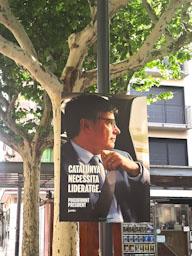 ELECCIONS PARLAMENT DE CATALUNYA 
CARTELL J P C 
CARLES PUIGDEMONT