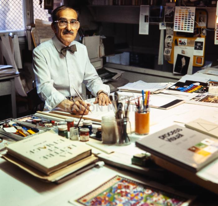 RICARD GIRALT MIRACLE EN EL SEU ESTUDI