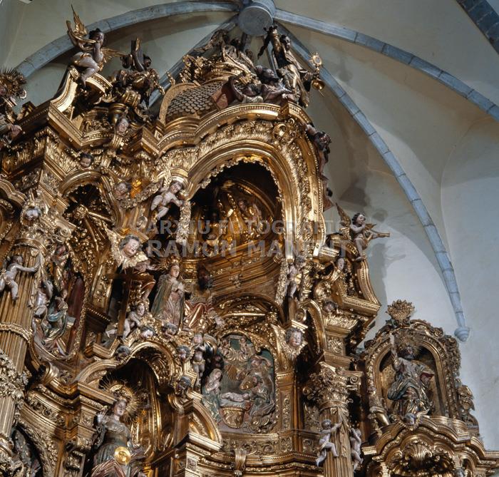 RETAULE DE CADAQUES S XVIII 
ESGLESIA PARROQUIAL