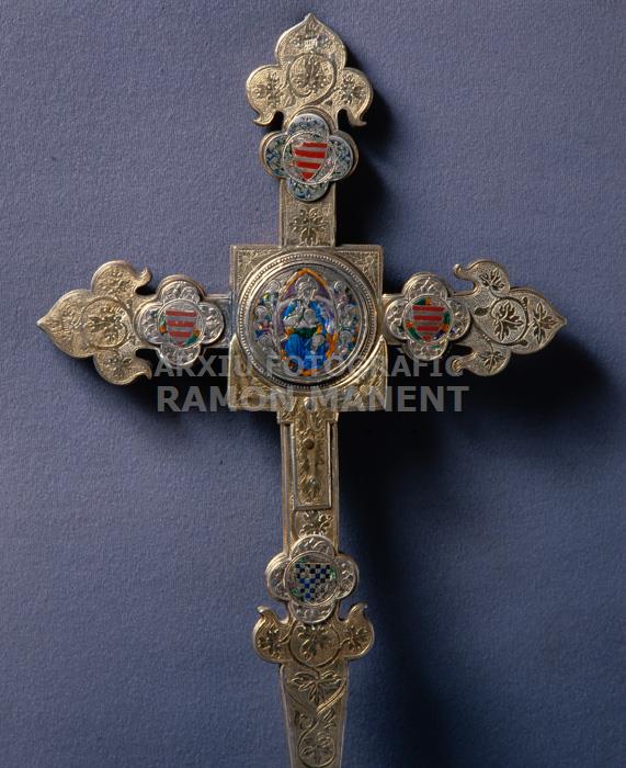 CREU RELICARI DEL FUST DE LA VERA-CREU ESMALT
ESGLESIA PARROQUIAL