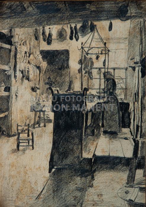 -INTERIOR DE BOTIGA- S XIX 
MUSEU DEL CAU FERRAT