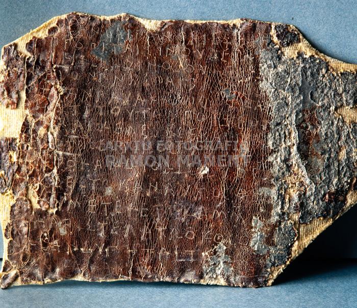 CARTA COMERCIAL FOCEA ÈPOCA GREGA 
MUSEU D´EMPURIES