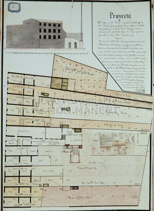 PLANTA AEREA URBANA DE MATARO -AL VOLTANT D´UNA PROJECTADA INSTALACIÓ DE VAPOR-
ARXIU MUNICIPAL