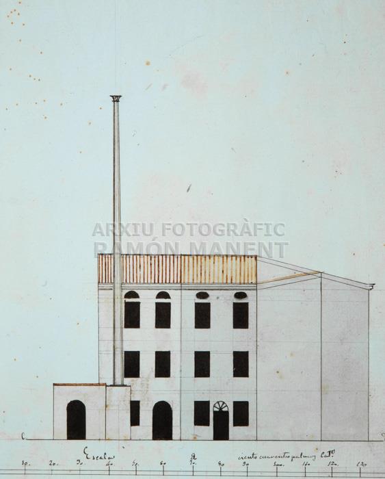 PLANTA AEREA URBANA DE MATARO -AL VOLTANT D´UNA PROJECTADA INSTALACIÓ DE VAPOR-
ARXIU MUNICIPAL