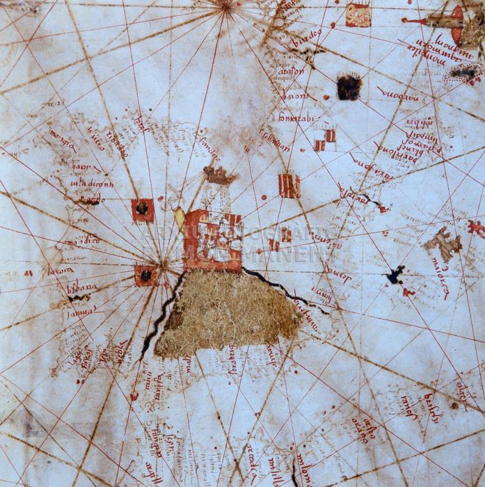 CARTA NAUTICA MEDITERRANIA XVI MMB 841 DETALL CALIFAT DE GRANADA 
M M B