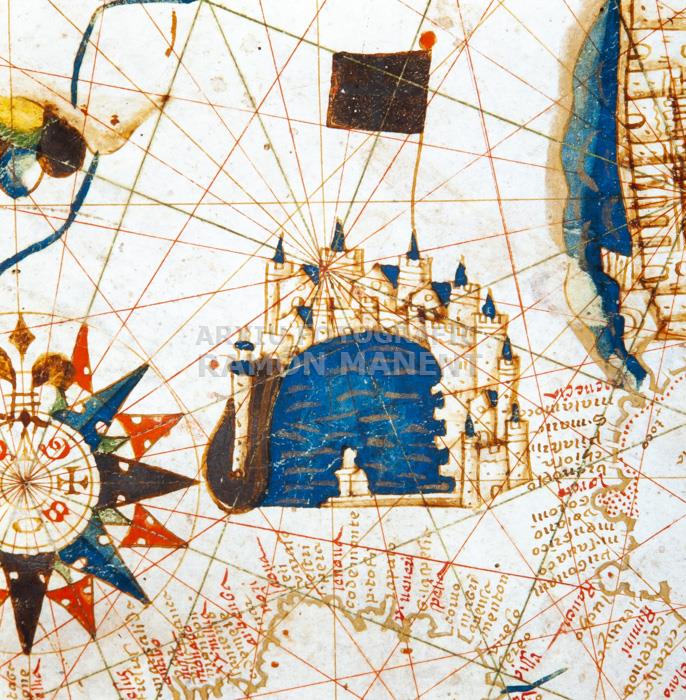 CARTA NAUTICA MEDITERRANIA XVI MMB 10255 LA CIUTAT DE GÈNOVA 
M M B