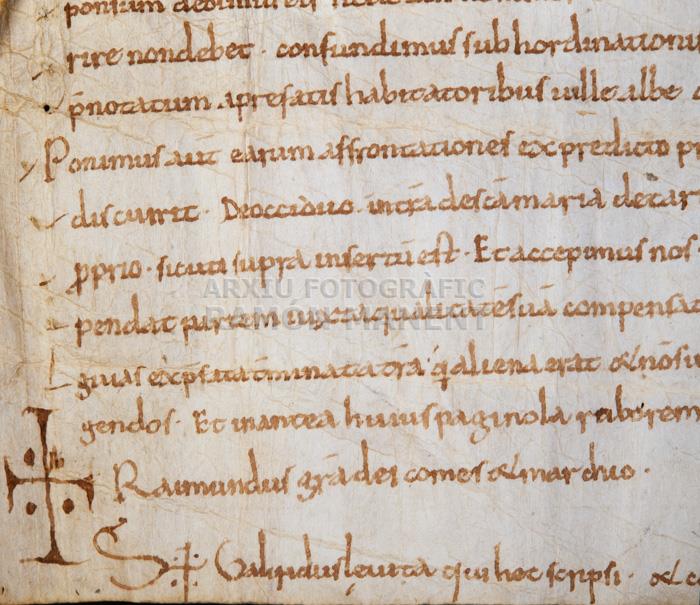 SIGNATURA DE RAMON BORRELL 
A C A