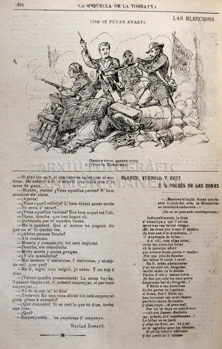 -ESQUELLA DE LA TORRATXA- 1899 
I M H