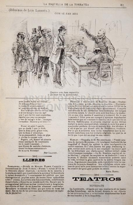 -ESQUELLA DE LA TORRATXA- 1899 
I M H