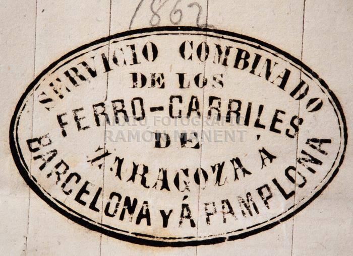 SEGELL -FERROCARRILS- 1862 
I M H