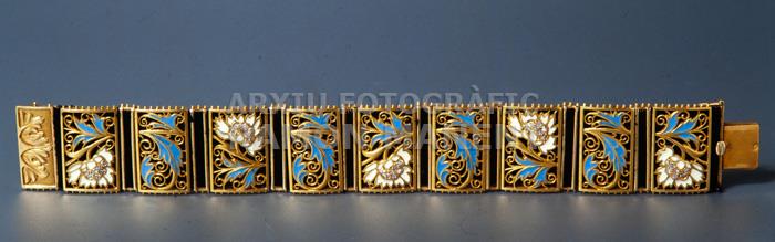 BRAÇALET AMB MOTIU FLORAL LLUIS MASRIERA