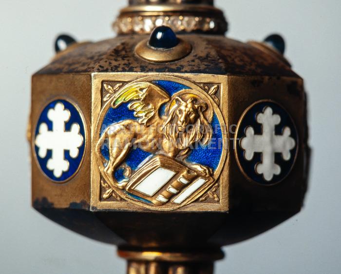 CALZE (DETALL MAGOLLA) LLUIS MASRIERA 
PARROQUIA DE SANT JAUME