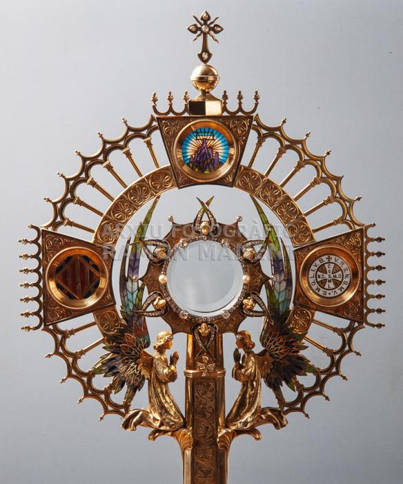 CUSTÒDIA DE MONTSERRAT (DETALL) LLUIS MASRIERA 
ABADIA DE MONTSERRAT