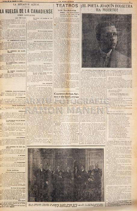 DIARI -LA PUBLICIDAD-
(VAGA DE LA CANADENCA)
I M H