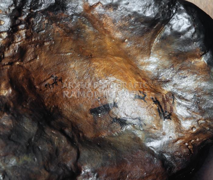 PINTURES RUPESTRES DE COGUL REPRODUCCIO MAQUETA 
M A C