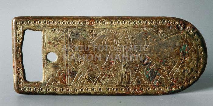 FIBULA VISIGÒTICA PROCEDENT DE SANT CUGAT DEL VALLES 
M A C