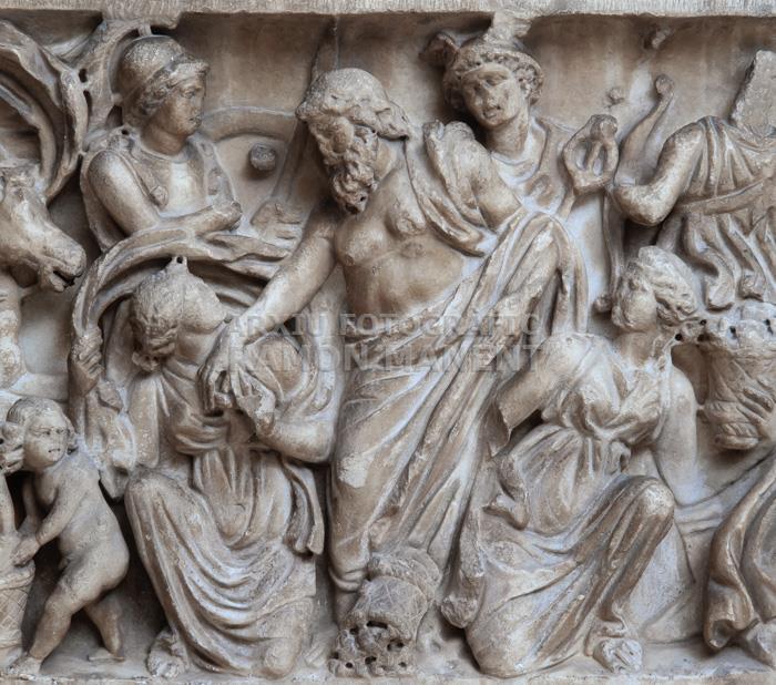 SARCOFEG ROMÀ -RAPTE PROSERPINA-
PROCEDENT DE SANTA POLA (ELX) 
M A C