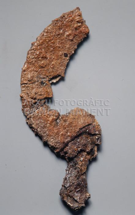 FALÇ VISIGOTICA S VII PROCEDENT DE PUIG ROM ROSES 
M A C (GIRONA)