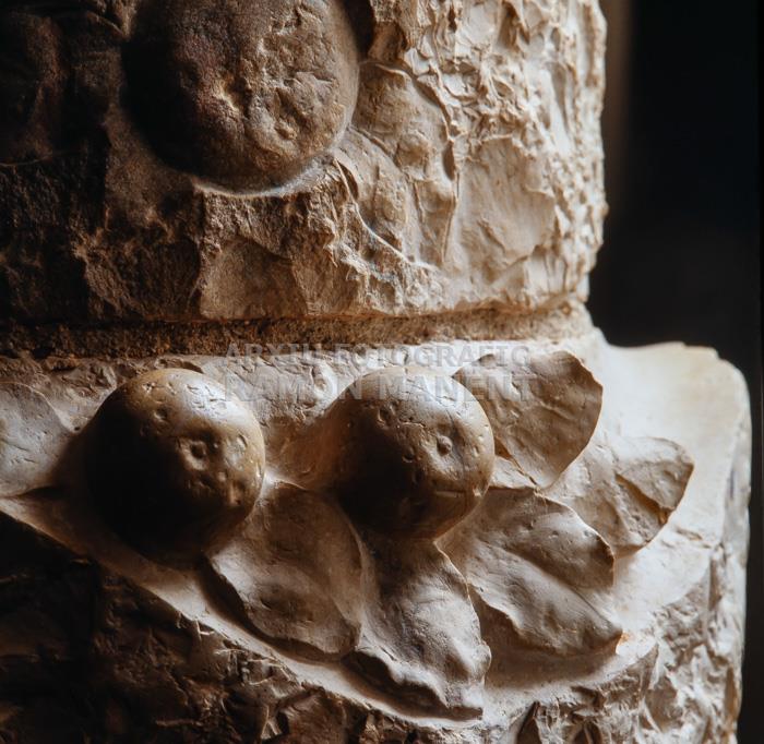 LA PEDRERA DETALL COLUMNA PIS PRICIPAL