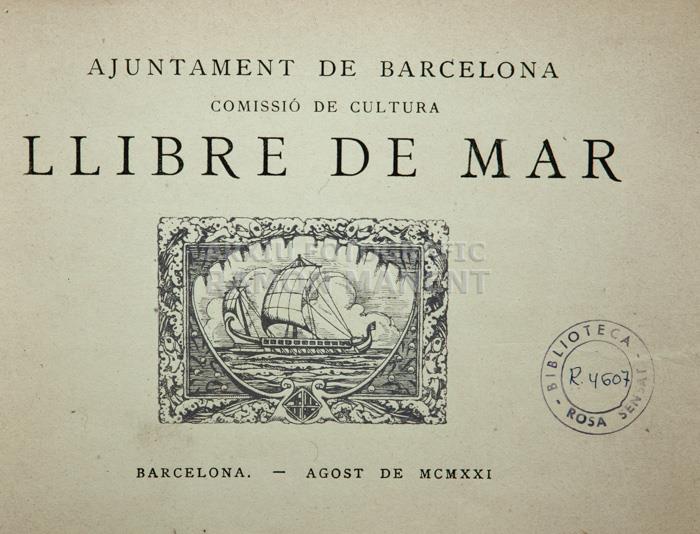 -LLIBRE DE MAR-
BIBLIOTECA ROSA SENSAT