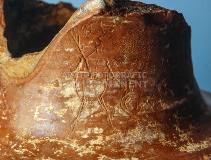 PEU DE CREMADOR PROCEDENT DE CAN PALAUET MATARO 
MUSEU DE MATARO