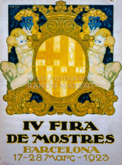 CARTELL IV FIRA DE MOSTRES 
FOMENT DEL TREBALL NACIONAL