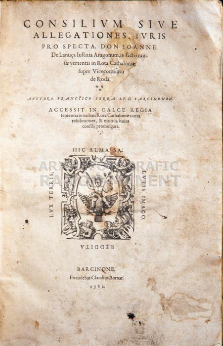 AL-LEGACIÓ F SERRA -
BIBLIOTECA COL LEGI ADVOCATS