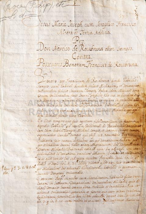 AL LEGACIÓ NARCIS DE ROCABRUNA 
BIBLIOTECA COL LEGI ADVOCATS