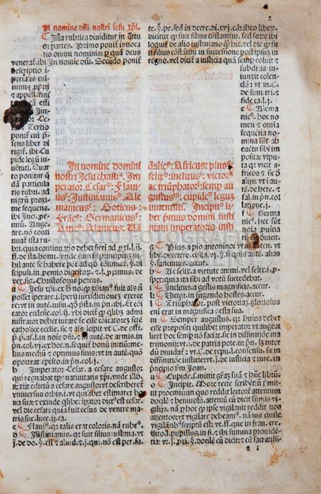 -INSTITUTA CUM SUMMARIIS-
BIBLIOTECA COL LEGI ADVOCATS