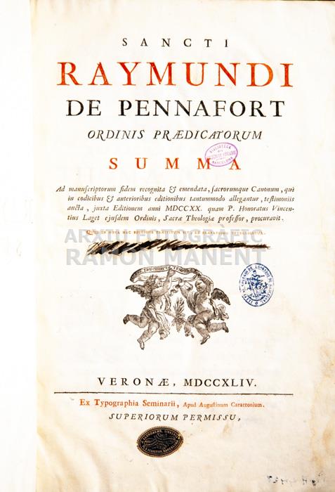 -SANTI RAIMUNDI-
BIBLIOTECA COL LEGI ADVOCATS