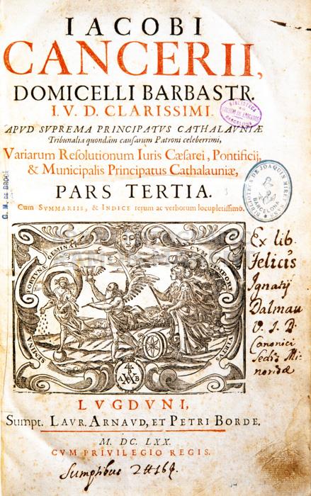 -VARIARUM RESOLUTIONUM-
BIBLIOTECA COL LEGI ADVOCATS