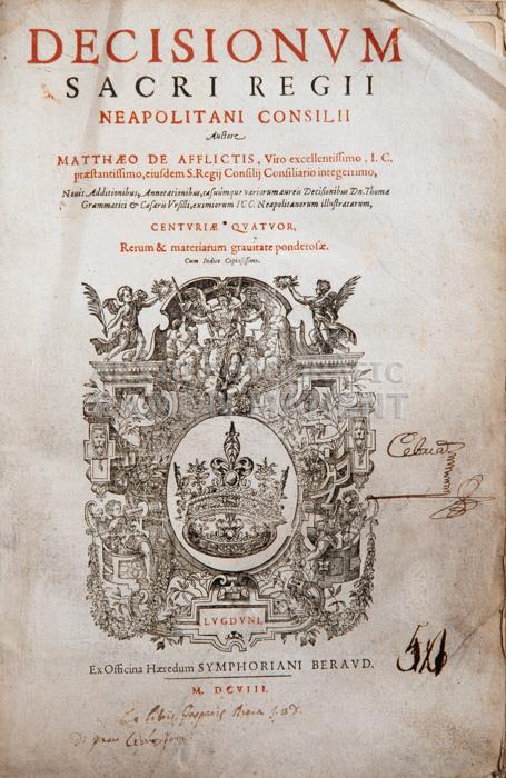 -DECISIONUM SACRI- 
BIBLIOTECA COL LEGI ADVOCATS