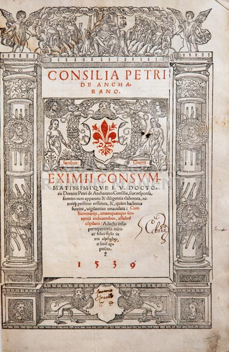 -CONSILIA PETRI-
BIBLIOTECA COL LEGI ADVOCATS