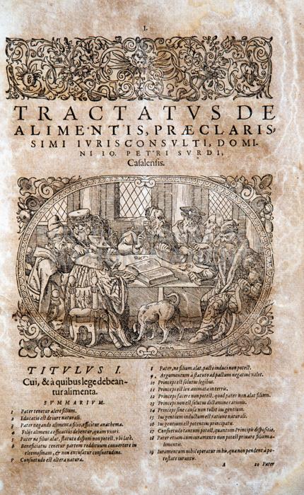 -TRACTATUS DE ALIMENTIS-
BIBLIOTECA COL LEGI ADVOCATS