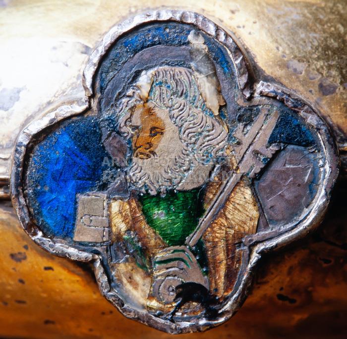 CREU DELS ESMALTS DETALL ESMALT 
MUSEU SALES CAPITOLARS CATEDRAL DE GIRONA