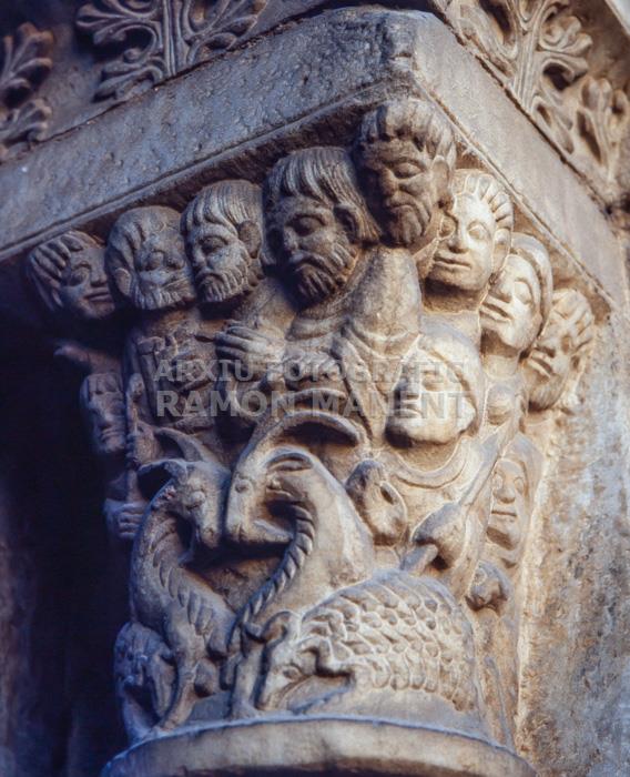 CATEDRAL DE TARRAGONA CLAUSTRE CAPITELL PASTORS