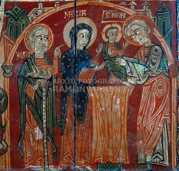 FRONTAL DE STA MARIA DEL COLL LES GUILLERIES TALLERS DE VIC 
M E V