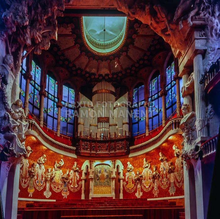 PALAU DE LA MUSICA 1908 BCN MUSES/FADES ESCENARI MODERNISME