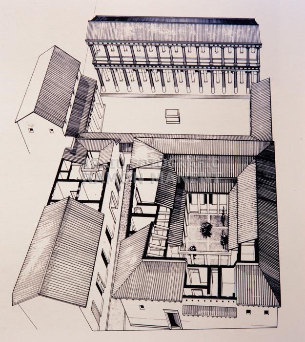 EDIFICIS D`EMPURIES DIBUIX