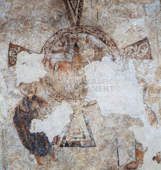MURAL DE SANT QUIRZE DE PEDRET 
CAVALLER 
MUSEU DIOCESÀ DE SOLSONA