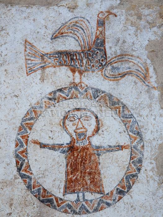MURAL DE SANT QUIRZE DE PEDRET 
ORANT 
MUSEU DIOCESÀ DE SOLSONA