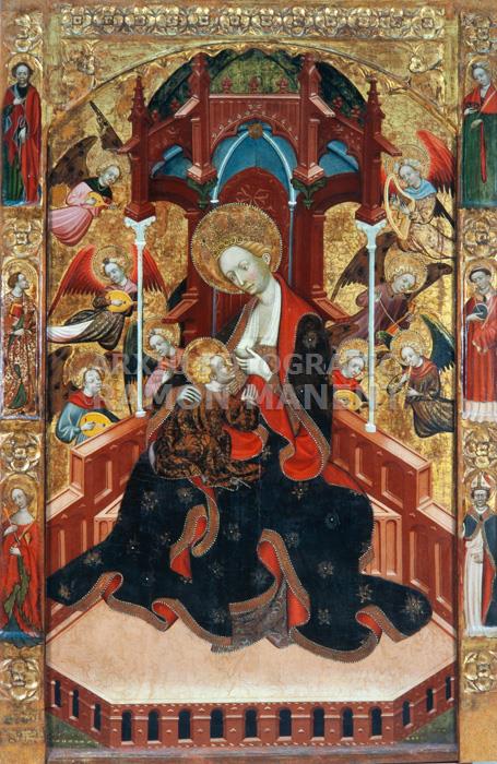 RETAULE DE LA MARE DE DEU RAMON DE MUR PROV ESGL PAROQUIAL STA MARIA DE CERVERA 
M N A C